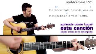 Como tocar Beatles Hey Jude en Guitarra acordes y letra BEATLES fácil tutorial [upl. by Nevar]