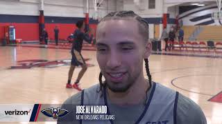 Jose Alvarado on Joel Embiid Paying his Fine on DoubleTech  New Orleans Pelicans [upl. by Ellehcear]