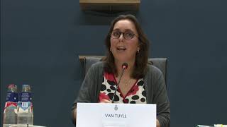 Kinderopvangtoeslag Openbaar verhoor mevrouw Van Tuyll Parlementaire ondervragingscommissie [upl. by Aneeram]