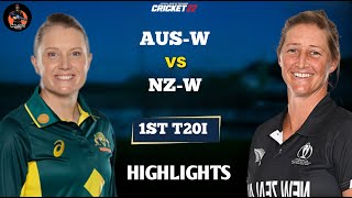 Australia Women vs New Zealand Women 1st T20 Highlights 2024  ausw vs nzw t20 highlights Cricket24 [upl. by Iggie]