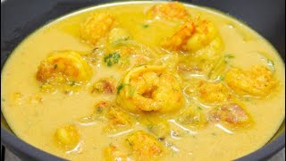 Simple Prawn Curry  prawn curry  Prawn laksa recipe [upl. by Epps]