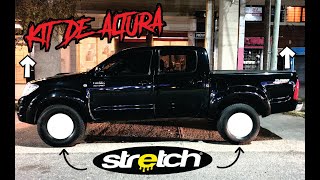 KIT DE ALTURA  PINTURA EN LLANTAS  HILUX 30 [upl. by Ahsinav98]