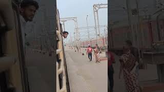 Train Announcement Sambalpur  Puri Intercity Express departure from Puri Railway Station shorts [upl. by Etteluap]