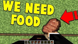 OUR FOOD STORAGE IS LOW  Minecraft WAR 12 [upl. by Rives]