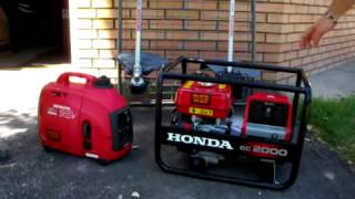 HONDA EC2000 VS HONDA EU10i [upl. by Otsirave]