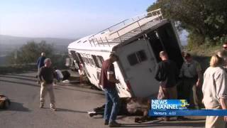 Trailer Crash Leaves Two Horses Dead [upl. by Nevah]