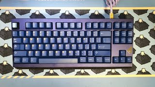 F18X Alpacas V2 Switches Aluminium Plate Sound Test  Geonworks Mechanical Keyboard in Navy F1 [upl. by Eiclehc]