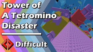 Tower of A Tetromino Disaster ToATD  JToH Zone 8 [upl. by Shaun414]