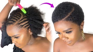 Trying Tiktok low cut crochet hairstyle With Ccurve Beginner Friendly [upl. by Lativa]