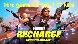 Fortnite C05S05  Top1 recharge solo nouvelle map oasis en 1ère game [upl. by Sabanrab]