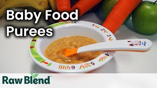 How to make Baby Food Puree in a Vitamix Blender  Recipe Video [upl. by Ahsyla]