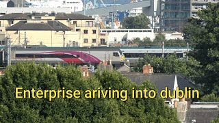 Enterprise arriving into Dublin [upl. by Aeki322]