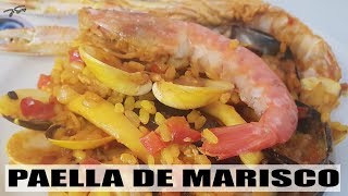 Paella de marisco COMO PREPARAR UNA PAELLA DE MARISCO FACIL RAPIDO  1 [upl. by Bertila718]