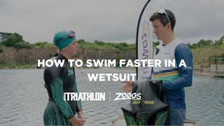 How to swim faster in a wetsuit for 703 Triathlons  220 Triathlon X Zoggs  Zoggs Wetsuits [upl. by Crescen]