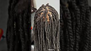 Marley twists over starter locs 😻 [upl. by Llezom]