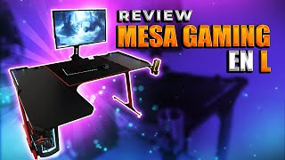 Mesa Gamer forma L con montaje RGB carga USB  Top escritorio gaming 🎮 GamerStreamer 🎮 [upl. by Enicnarf300]