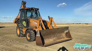 2015 Case 590 Backhoe with Extendahoe 4WD Backhoe 9152 BP [upl. by Holcman]