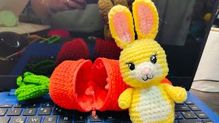 conejo zanahoria 🥕🐰 amigurumi crochet paso a paso parte 1 [upl. by Annehcu663]