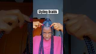 Styling Braids braidstyles shortsfeed trendingshorts [upl. by Hamitaf]