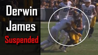 Derwin James Jr SUSPENDED for this hit  Pittsburgh Steelers Vs Los Angeles Chargers [upl. by Alana]