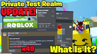 Private Test Realm Update Onett Working On BIG Update ALREADY What Is It Bee Swarm Simulator [upl. by Atteyek]