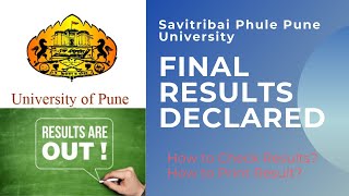 SPPU Results Declared 2021 How to check Result  Online Results  by Techno Com [upl. by Esinereb]