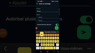 comment faire un sondage sur whatsapp astuce smartphone [upl. by Rexer799]