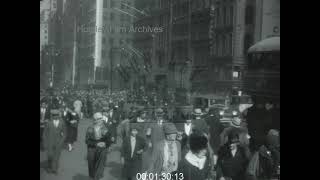 Bustling New York Streets 1930s  Archive Film 1061301 [upl. by Thebault]