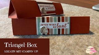 Triangel Box kreativ mit StampinUP [upl. by Ahern]