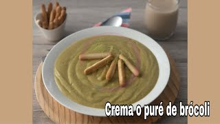 Cómo preparar Puré o crema de brócoli fácil y rápido con olla express [upl. by Ellekram14]