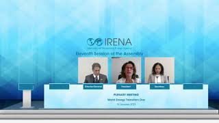 IRENA11A – Opening of the 11th session of the IRENA Assembly 18 Jan [upl. by Ecilahs131]