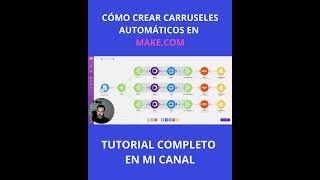 Cómo CREAR CARRUSELES AUTOMÁTICOS con IA en Makecom 🤖 AUTOMATIZA tus Redes Sociales con Placidapp [upl. by Ahsyekal584]