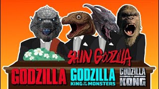 Godzilla 2014 amp Shin Godzilla amp Godzilla King Of The Monsters amp Godzilla vs Kong  Coffin Dance [upl. by Lehcin]