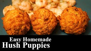 Easy Homemade Hushpuppies  HUSH PUPPY  Southern Fried Food  The Southern Mountain Kitchen [upl. by Nima]