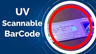 UV Scannable Barcode [upl. by Gurevich]