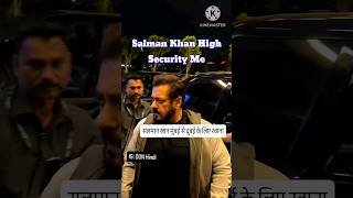 Salman khan High Security Me Mumbai Se Dubai Ke Liye Rawana Huwe Trending video Salman Khan [upl. by Oizirbaf]