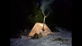 ADIRONDACK SNOWTREKKER WINTER CAMPING amp ICEFISHING [upl. by Euv815]