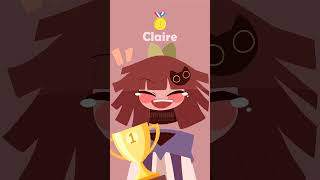 Claire Winner or 2nd place Oliver🥇😔 fundamentalpapereducation shorts [upl. by Ala]