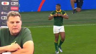 The referee was like are you sure Damian Willemse relives scrum call off mark [upl. by Hermina]