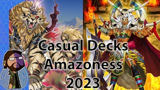 Casual Series  Amazoness Deck List 2023 [upl. by Yrbua]