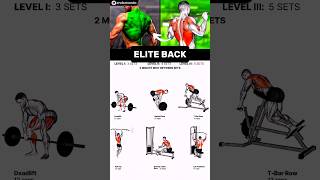 ✅ The PERFECT Back Workout Sets and Reps Included shorts youtubeshorts back gymmotivation [upl. by Imekawulo]