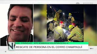 Rescate de persona en el cerro Champaquí Abel Domínguez [upl. by Encratia]