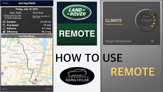 Land Rover Remote App  How to Use [upl. by Mannie500]