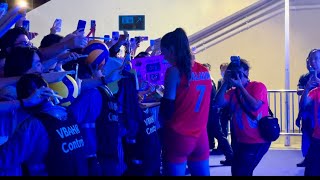 Türkiye team star players interacting with fans after match [upl. by Ryann256]