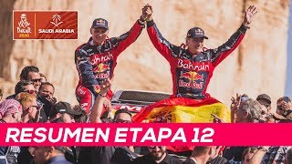 Carlos Sainz hace historia y gana su tercer Dakar  Resumen Etapa 12 Dakar 2020 [upl. by Asiulana]