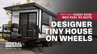 2024 Forest River Ibex RV Suite RSV1  First look at this designer tiny house [upl. by Frissell718]