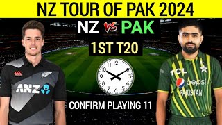 Pakistan vs New Zealand 1st T20 Match 2024 Playing 11  Nz Tour Pak T20 Series 2024  Pak vs Nz [upl. by Zachar]