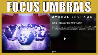 How To Focus Umbral Engrams In Season 16 The Witch Queen Destiny 2  Where To Open Umbral Engrams [upl. by Vyky462]