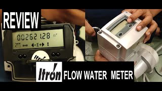 Review Flow Water Meter Merk Itron [upl. by Dix]