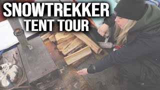 SNOWTREKKER TENT TOUR [upl. by Welcy]